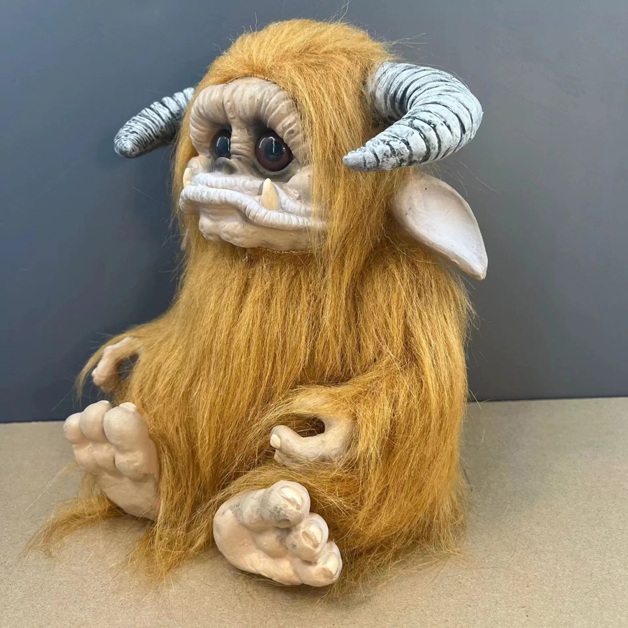 1 PC Brown Furry Large-Mouth M - مراجعة Home Office Pc وسعره