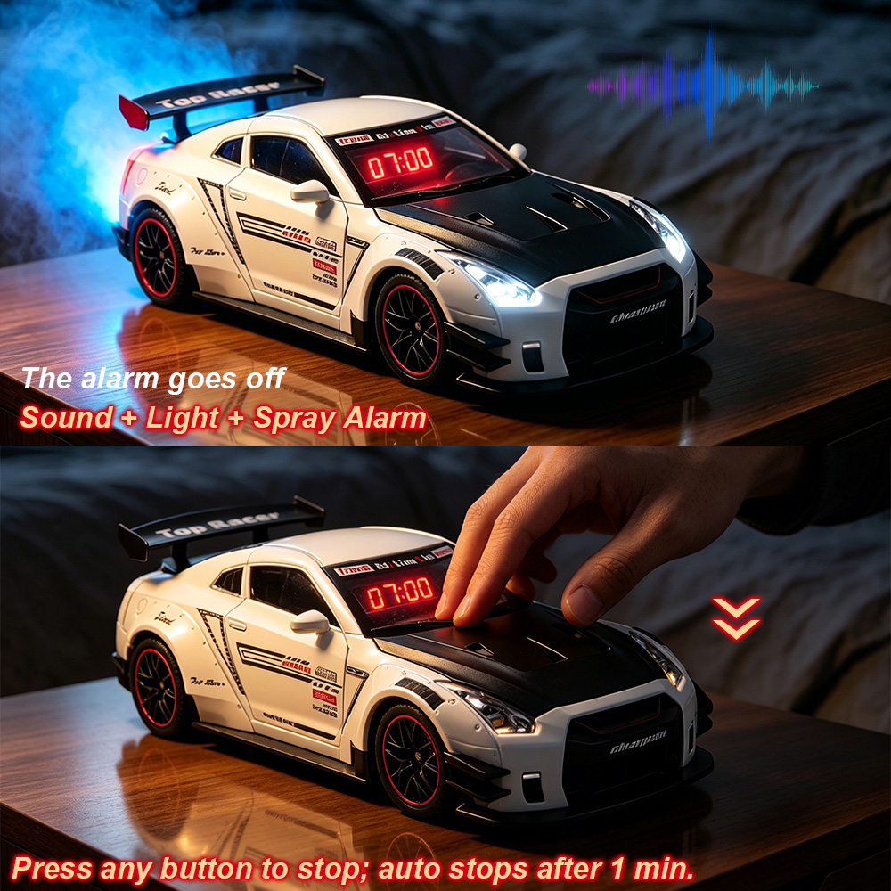 1Set Remote Control HyperCar A - مراجعة Led Desk Clock وسعره