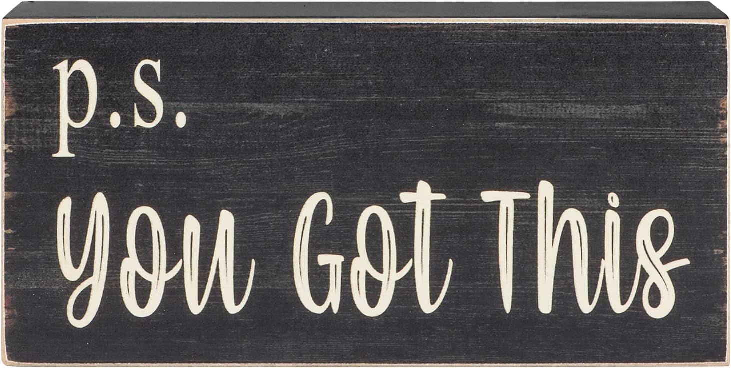 Motivational Desk Decor Black  - مراجعة Home Office Image وسعره