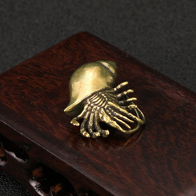 New！Vintage Brass Hermit Crab  - مراجعة English Home Office وسعره