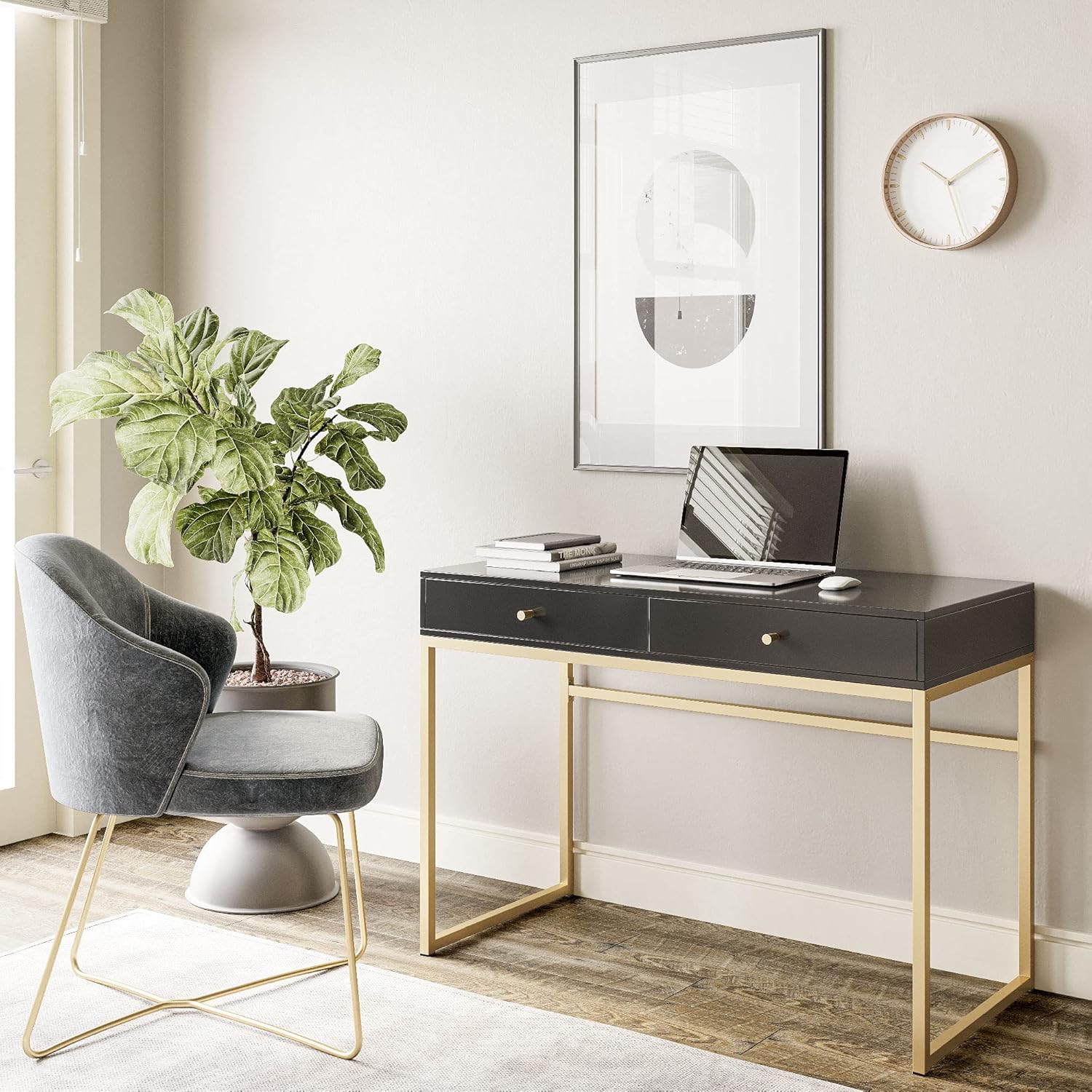 42 Inch Makeup Vanity or Home  - مراجعة Home Office For Two وسعره