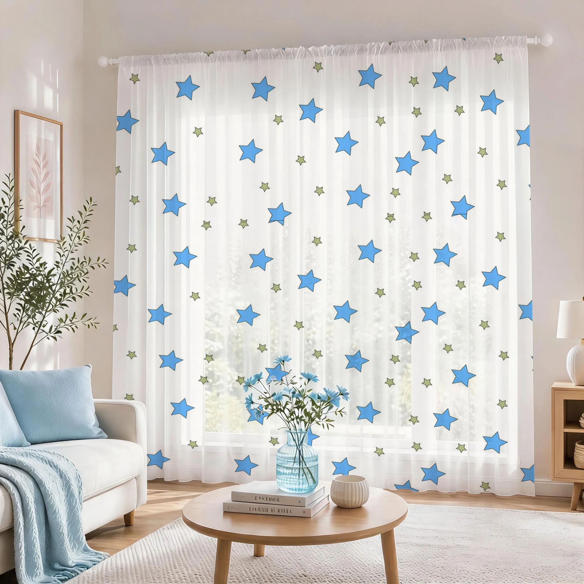Blue Star Modern Gradient Shee - مراجعة Home Office Rate وسعره