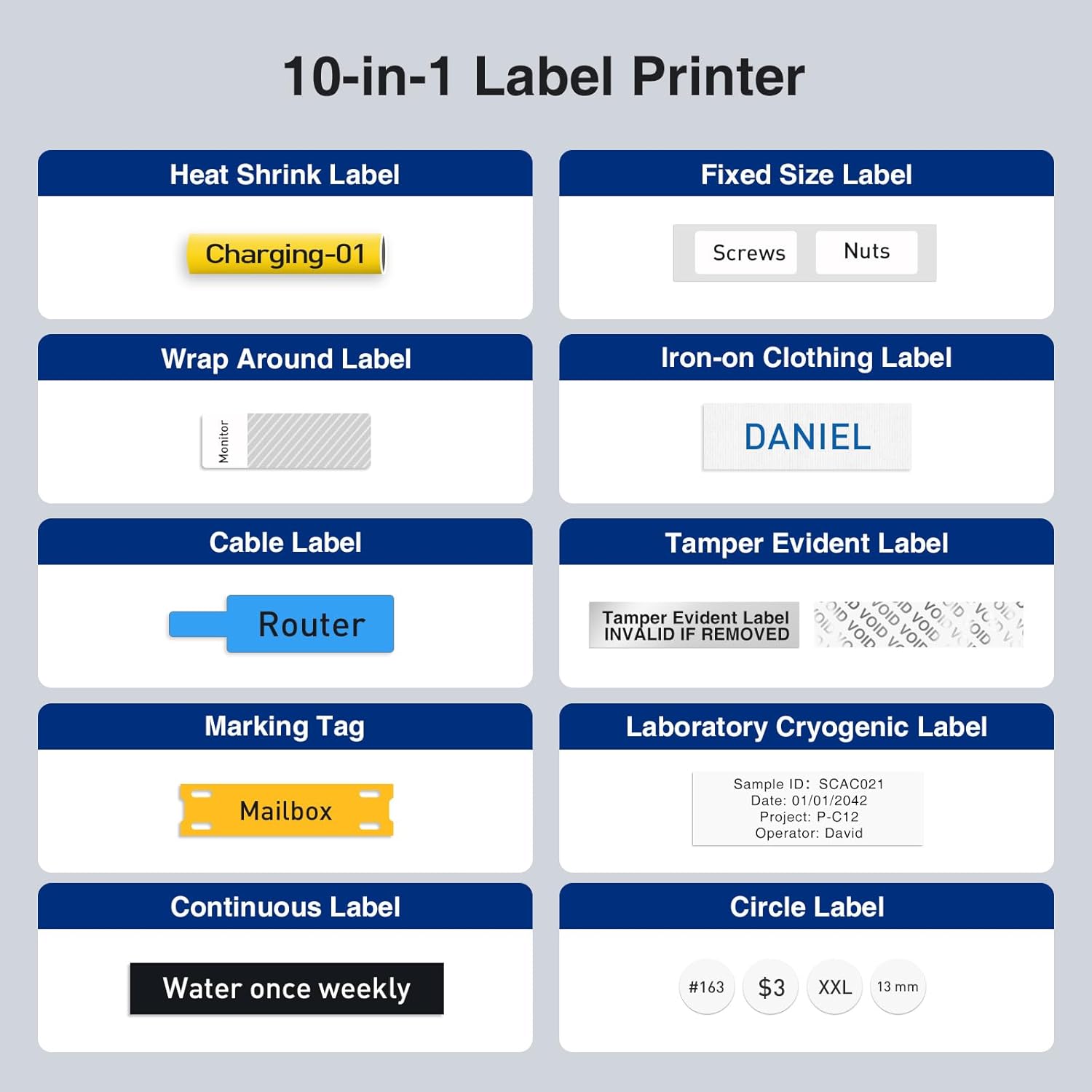 Mini Portable Label Maker with - مراجعة Home Office Image وسعره