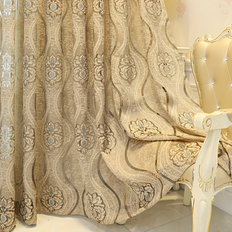 1pc Coffee 3D Embossed Sheer C - مراجعة Home Office Rate وسعره
