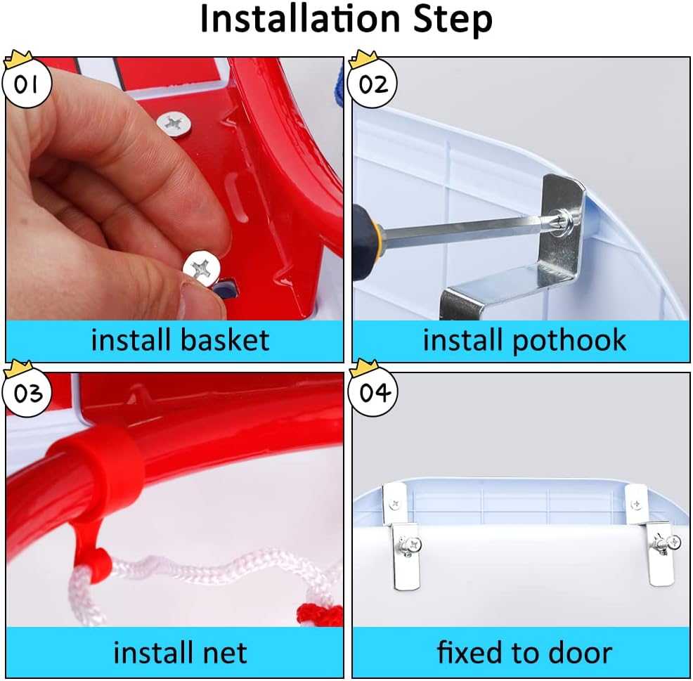 Indoor Basketball Hoop Set - O - مراجعة Home Office Image وسعره