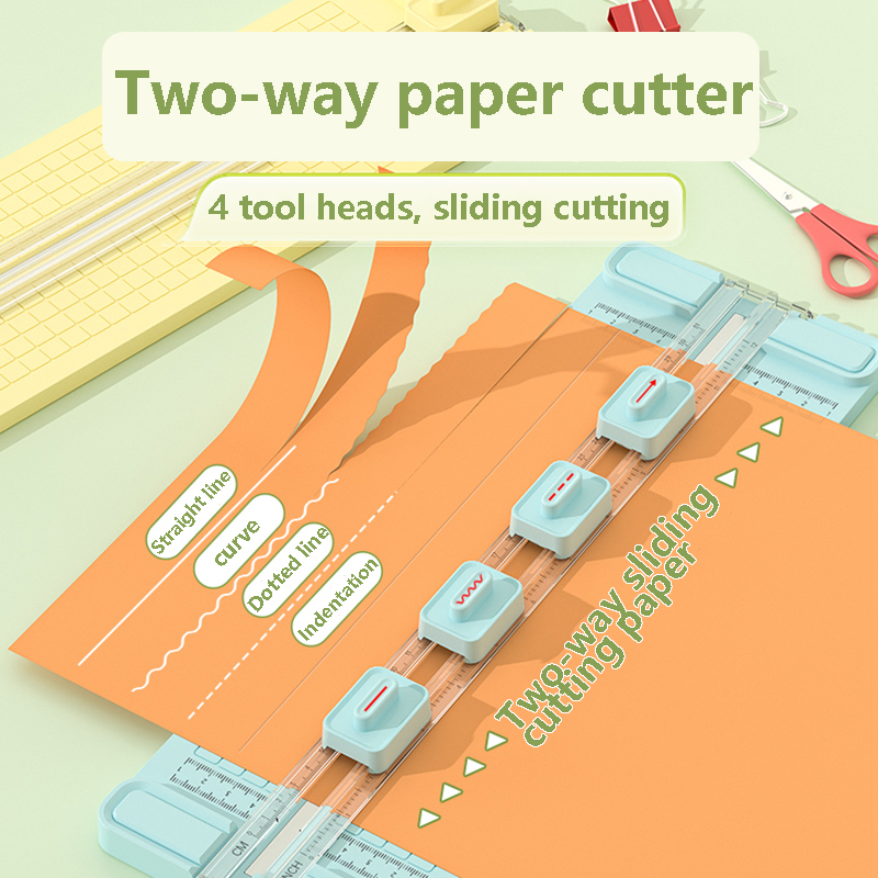 1PC 4 in 1 two-way paper cutte - مراجعة Home Office For Two وسعره