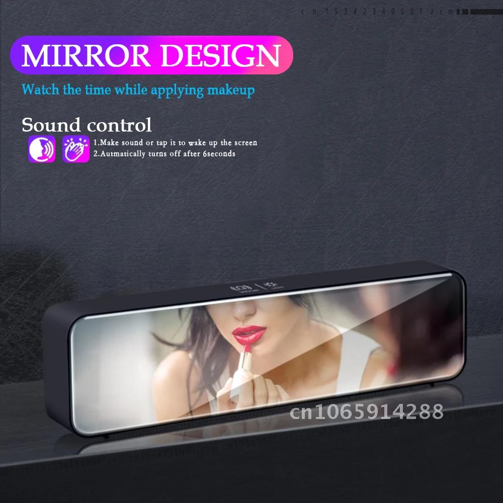 Music Alarm Digital LED Clock  - مراجعة Led Desk Clock وسعره